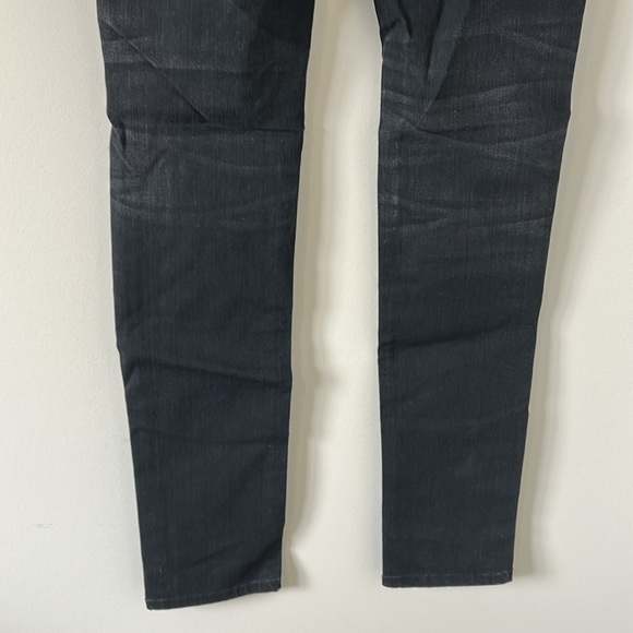 MONFRERE Greyson Distressed Skinny Jean Slash Rodium Black Mens Sz 31 NEW - Picture 10 of 16